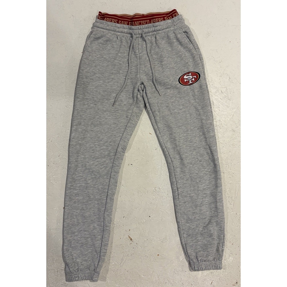 NFL San Francisco 49ers Sweatpants Joggers Mens M Gray Football Comfort